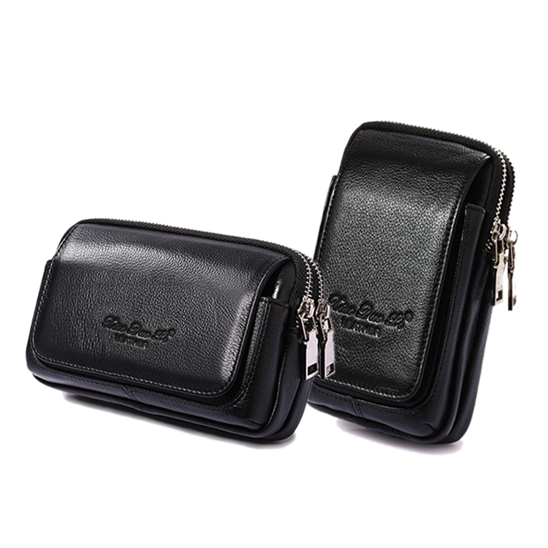 Men Accessories Pack - الرجال جلد طبيعي الخصر حزمة مراوح