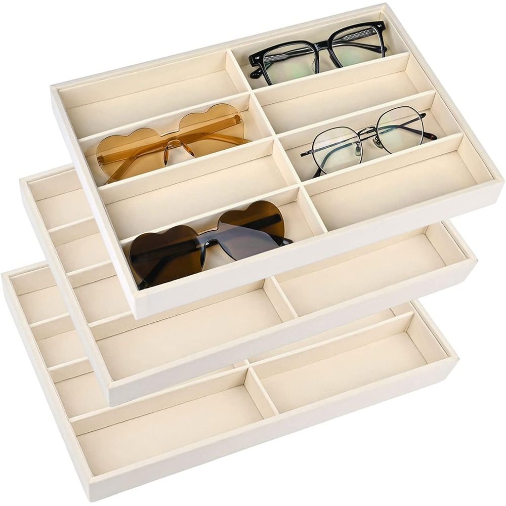 منظم نظارات شمسية بيج ورمادي ق - مراجعة Men'S Accessories Organizer Tray وسعره