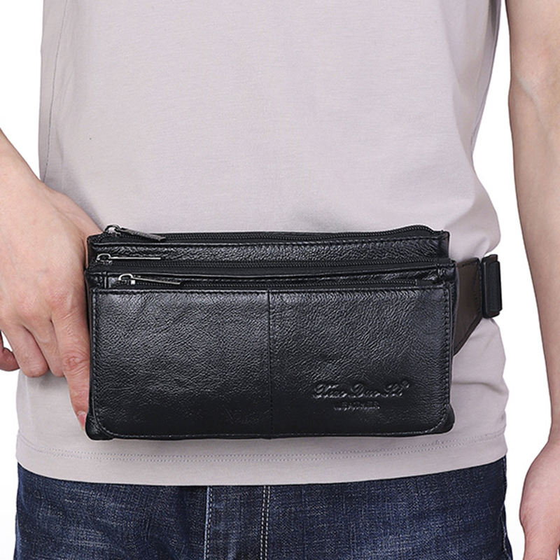 حقيبة خصر رجالية من الجلد الطب - مراجعة Men Accessories Pack وسعره