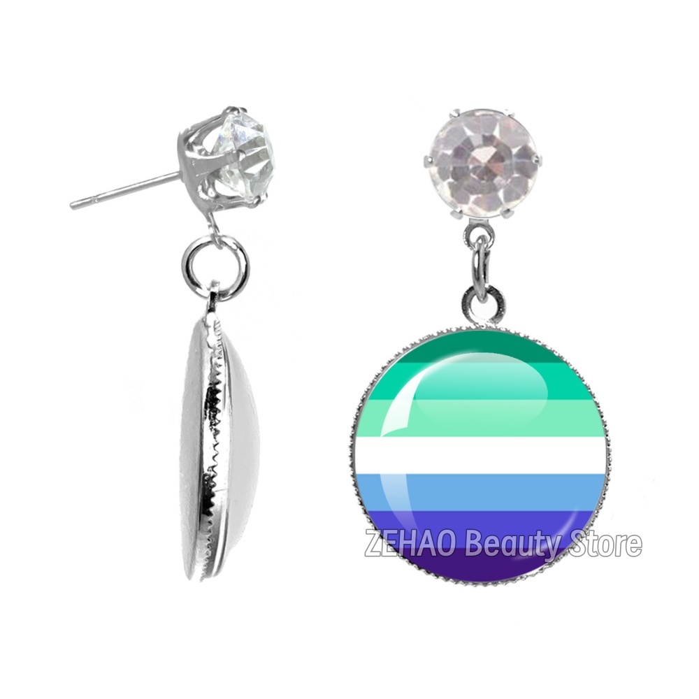 أقراط على شكل علم فخر المثليين - مراجعة Men'S Accessories Jewelry Sale وسعره