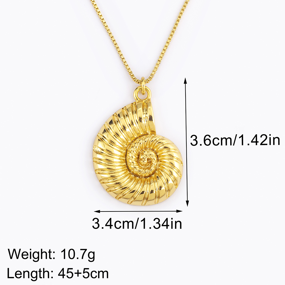 قلادة دلاية ساحرة على شكل حلزو - مراجعة Men'S Accessories Jewelry Sale وسعره