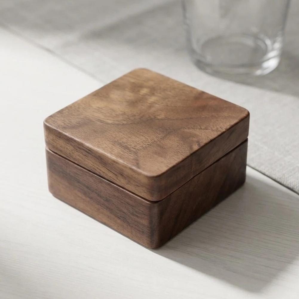 صندوق أزرار أكمام من خشب الجوز - مراجعة Men Accessories Gift Box وسعره