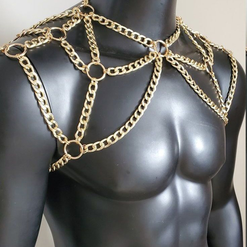 فاسق الرجال الكتف الجسم سلسلة  - مراجعة Men Accessories Chain وسعره
