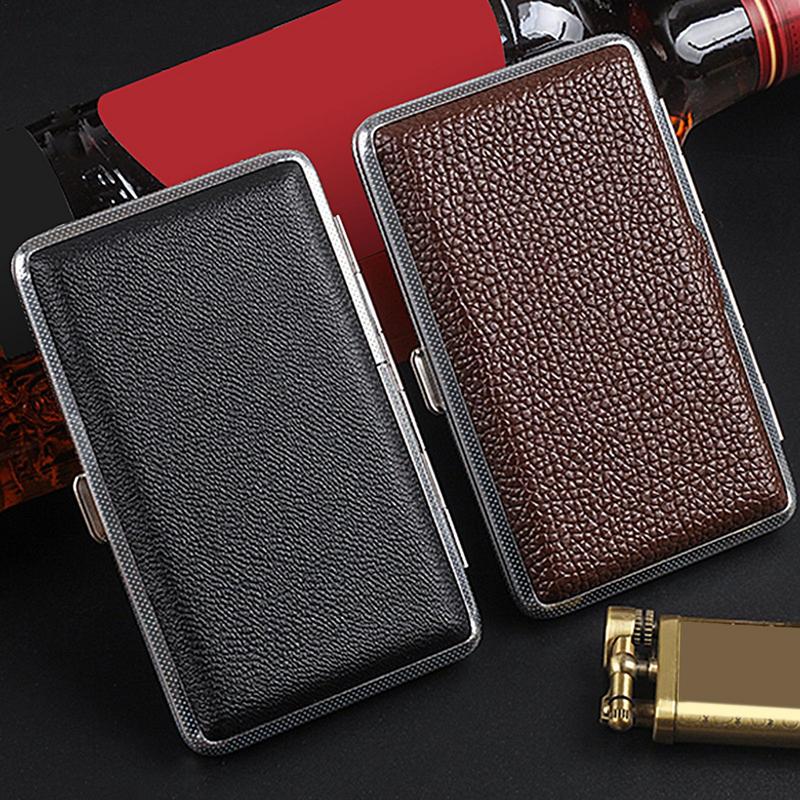 صندوق سجائر من الجلد الصناعي ل - مراجعة Men Accessories Gadgets وسعره