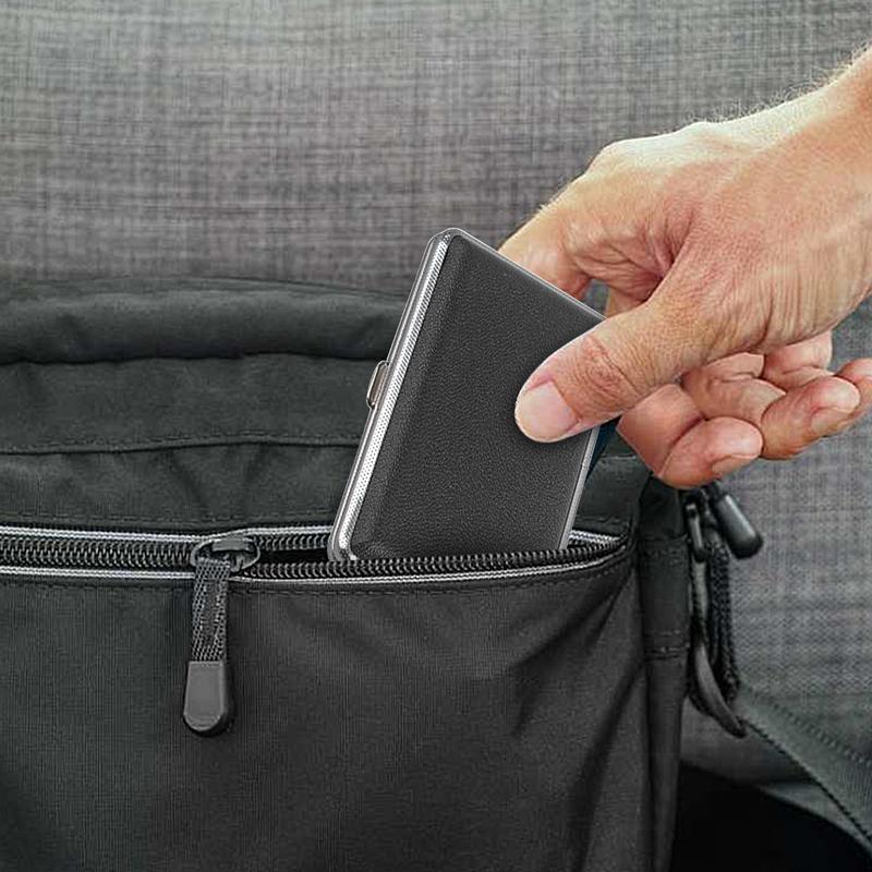 صندوق سجائر من الجلد الصناعي ل - مراجعة Men Accessories Gadgets وسعره