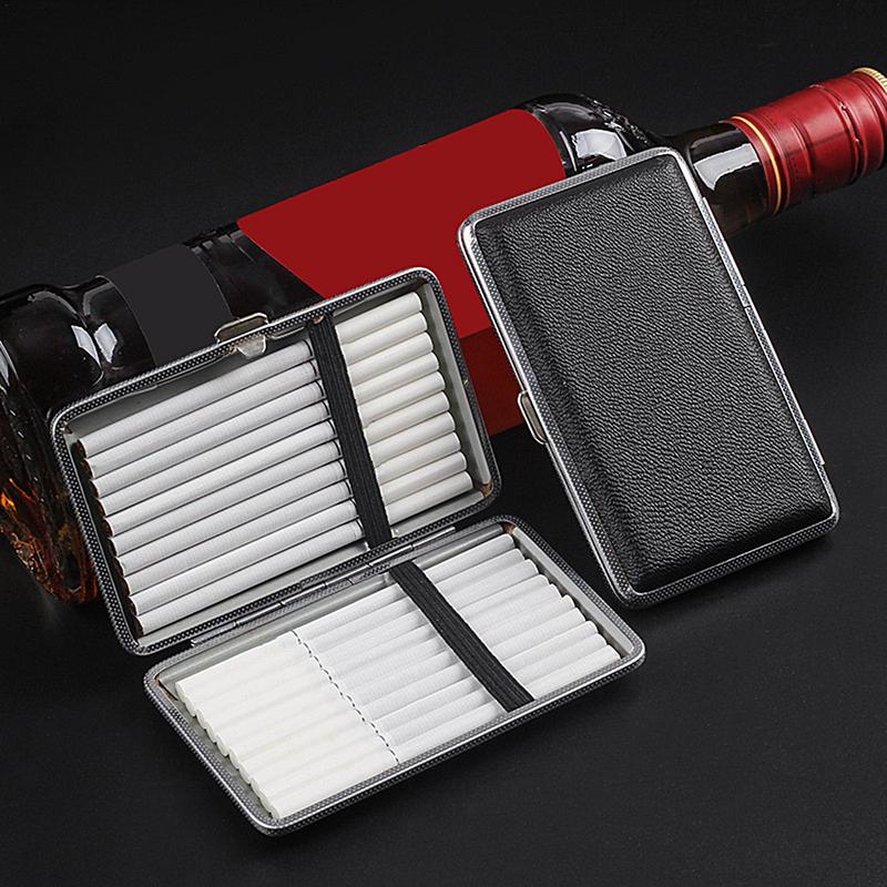 صندوق سجائر من الجلد الصناعي ل - مراجعة Men Accessories Gadgets وسعره