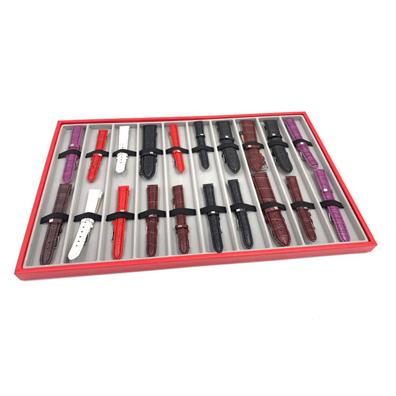 الجلود ساعة منظم صينية الميكان - مراجعة Men'S Accessories Organizer Tray وسعره
