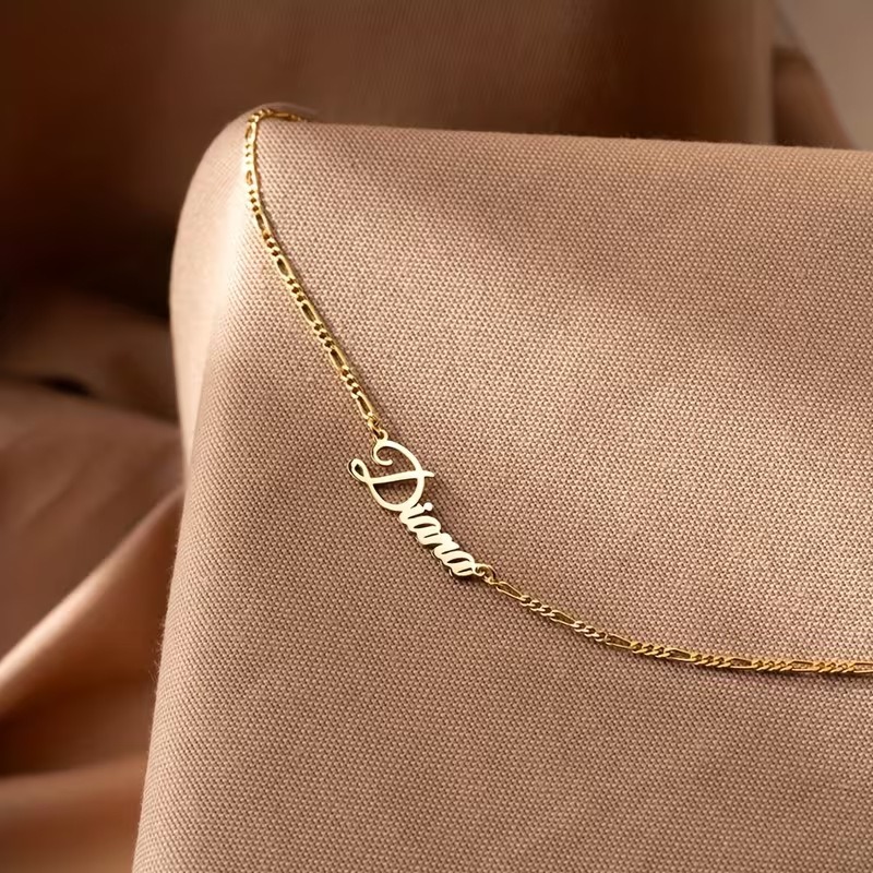 سلاسل عنق فيجارو مخصصة مع اسم  - مراجعة Men Accessories Gift Box وسعره