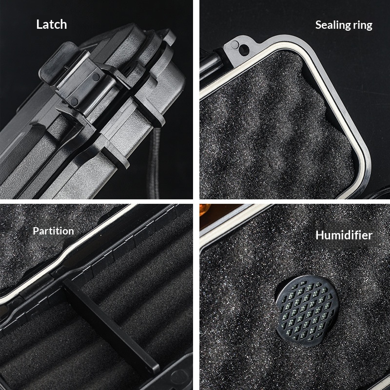 مرطب سيجار محمول مع مرطب مقاوم - مراجعة Men Accessories Gift Box وسعره