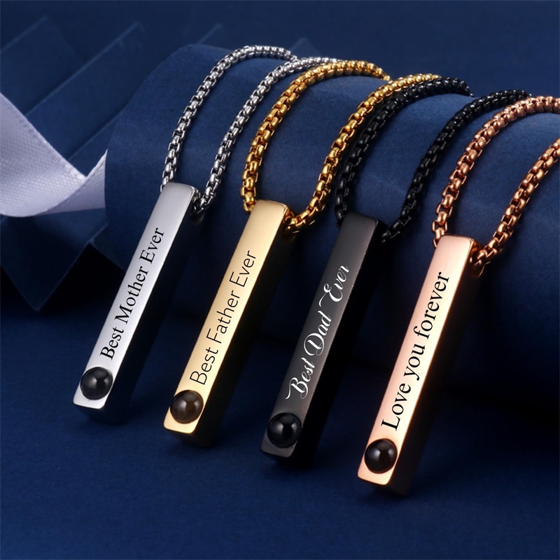 مخصص اسم الصورة قلادة شخصية ثل - مراجعة Men Accessories Gift Box وسعره