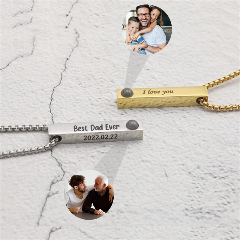 مخصص اسم الصورة قلادة شخصية ثل - مراجعة Men Accessories Gift Box وسعره